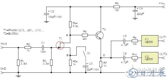 基于555定時器和D類放大器的耳機(jī)音頻線路驅(qū)動器設(shè)計